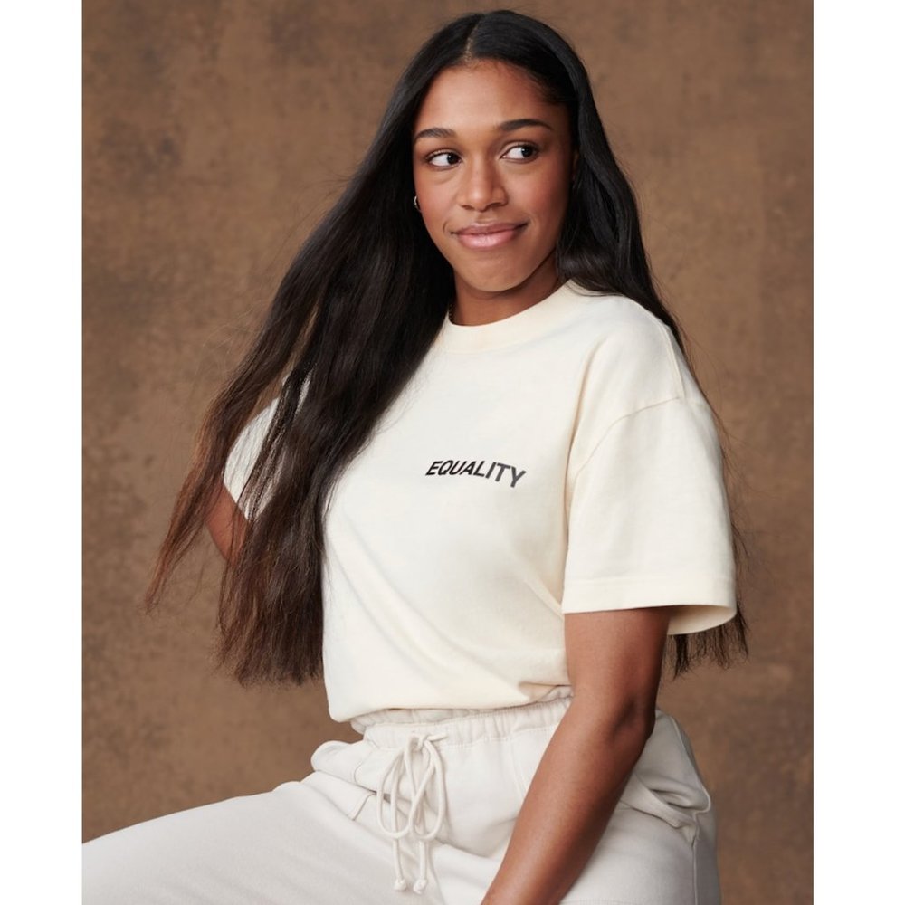 NWT A&F - For Justice Relaxed Fit Tee